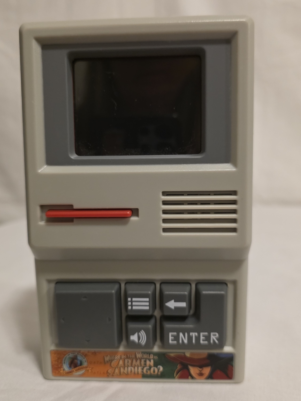 Basic Fun Where in the World is Carmen Sandiego Handheld Electronic Game WORKS